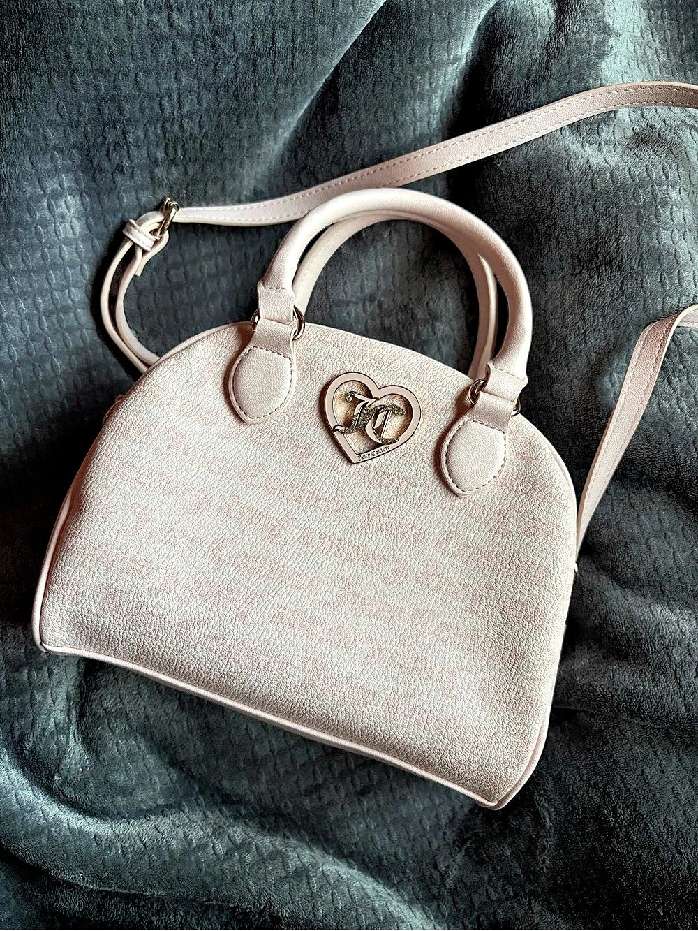 Juicy Couture Structured Top Handle Crossbody Bag in Pink